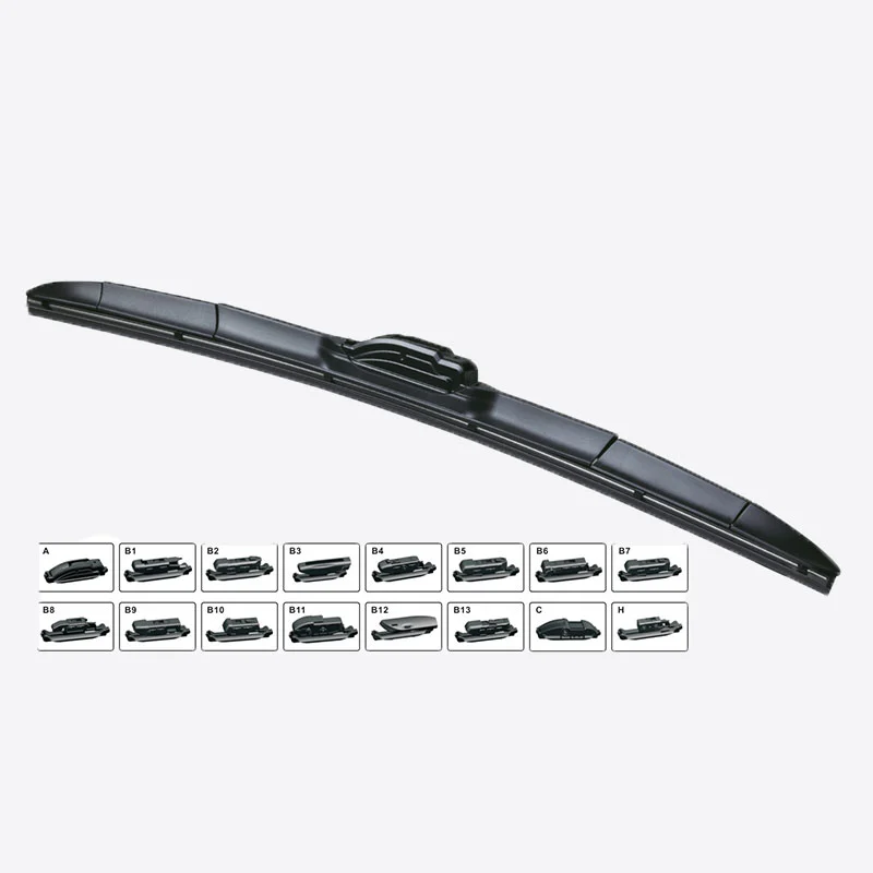 Bosoko Front Hybrid Wiper Blades with Multi-AdaptersT161