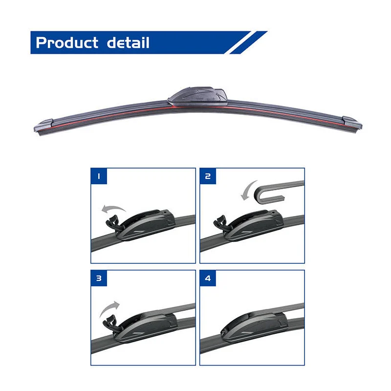 Front Flat Wiper Blades Sport Series with PE Refill HoldersS701（G71）