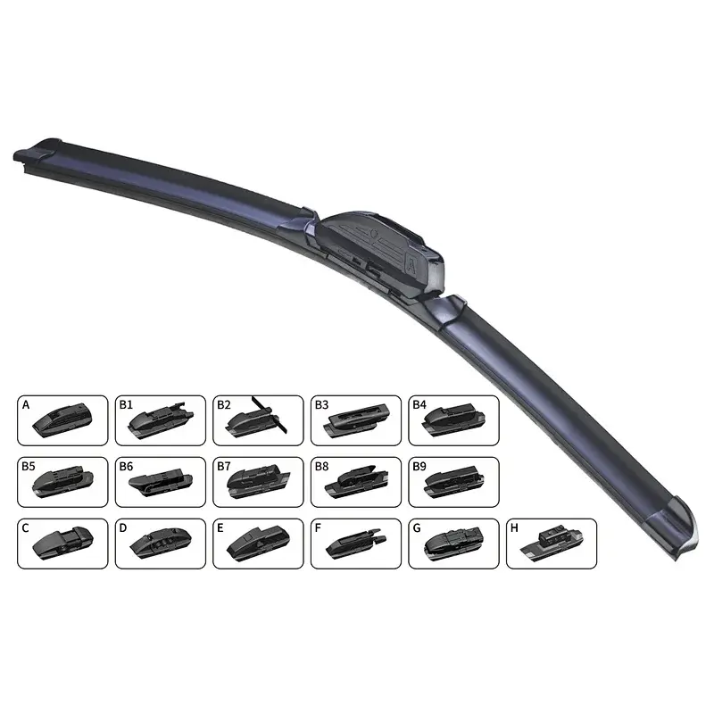 Bosoko S986 flat windshield wiper blades